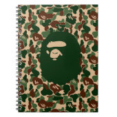 Camo monkey hypebeast bape notitieboek (Voorkant)