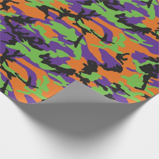 Camo Monster Halloween Edition Cadeaupapier (Hoek)