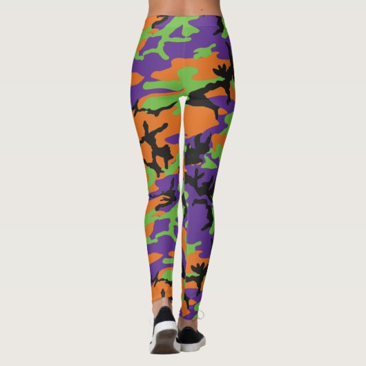 Camo Monster Halloween Edition Leggings (Achterkant)