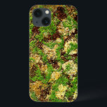 Camo Moss Rust Aged Grunge Old Texture Case-Mate iPhone Case<br><div class="desc">Dit unieke ontwerp shows een faux rusted iron / mossy texture op een achtergrond die is gemaakt om er heel oud en gevlekt uit te zien. Het is een grijze, antiek, versleten achtergrondtextuur en zal natuurlijke camouflage in het bos leveren of het laten lijken alsof je je elektronisch hoesje/sleeve ontdekt...</div>