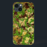Camo Moss Rust Aged Grunge Old Texture Case-Mate iPhone Case<br><div class="desc">Dit unieke ontwerp shows een faux rusted iron / mossy texture op een achtergrond die is gemaakt om er heel oud en gevlekt uit te zien. Het is een grijze, antiek, versleten achtergrondtextuur en zal natuurlijke camouflage in het bos leveren of het laten lijken alsof je je elektronisch hoesje/sleeve ontdekt...</div>
