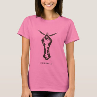 CAMO MULE IN PINK T-SHIRT