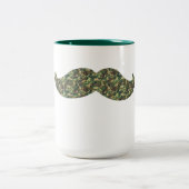 Camo Mustache mok grappige zwarte snor (Center)
