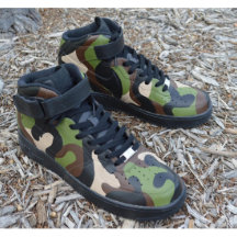 Camo Nike Air Force 1 Mids - Handschilderd