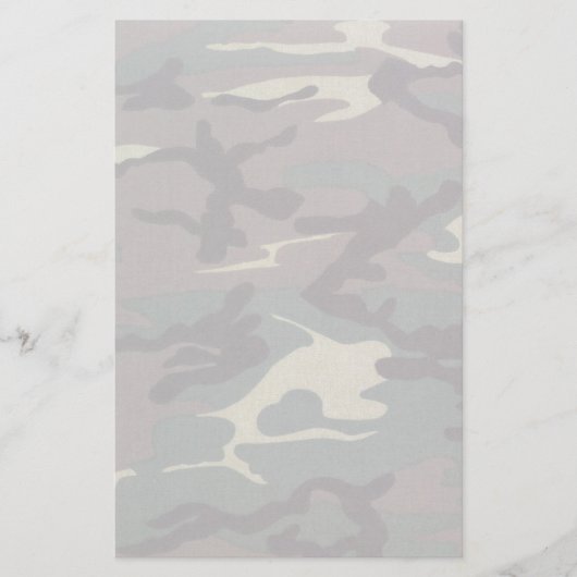 Camo No Lines Stationery Briefpapier (Voorkant)