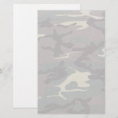 Camo No Lines Stationery Briefpapier (Voorkant / Achterkant)