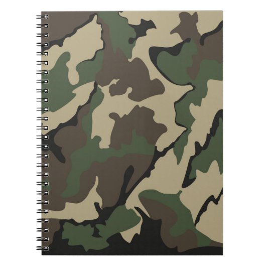 Camo, Notitieboek (80 pagina's B&W) (Voorkant)