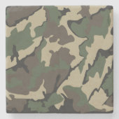 Camo, Onderzetter met marmer Stone (Voorkant)