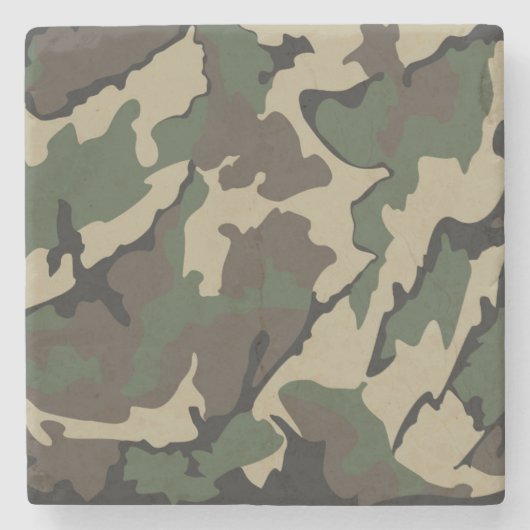 Camo, Onderzetter met marmer Stone (Voorkant)