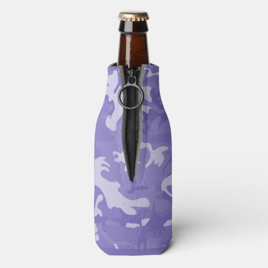 Camo Paars Flesjeskoeler (Fles Achterkant)