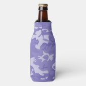 Camo Paars Flesjeskoeler (Fles Voorkant)
