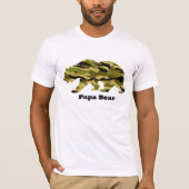 Camo Papa Beer Shirt - Militaire vader T-shirt voo (Voorkant)