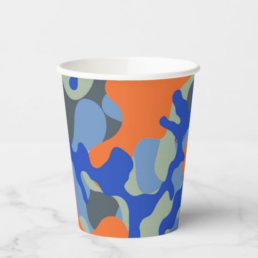 Camo Paper Cup | Dart Party Cup Papieren Bekers (Links)