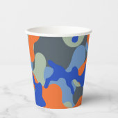 Camo Paper Cup | Dart Party Cup Papieren Bekers (Voorkant)