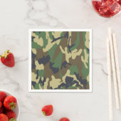 Camo Paper Napkins Servet (Insitu)