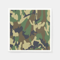 Camo Paper Napkins