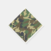 Camo Paper Napkins Servet (Hoek)
