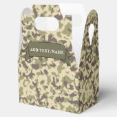 Camo Patroon Aangepaste naam Bedankdoosjes (Geopend)