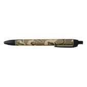 Camo patroon zwarte inkt pen (Bodem)