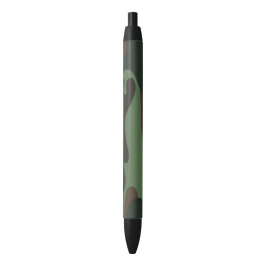 Camo patroon zwarte inkt pen (Voorkant Verticaal)