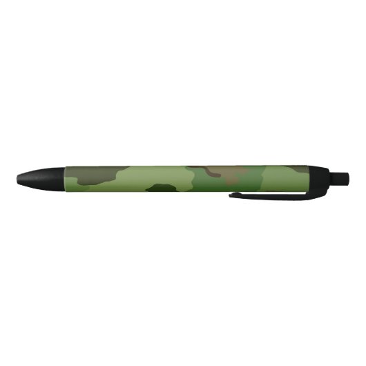 Camo Pattern Army Camouflage Man Zwarte Inkt Pen (Bodem)