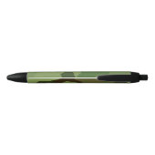 Camo Pattern Army Camouflage Man Zwarte Inkt Pen (Achterkant)
