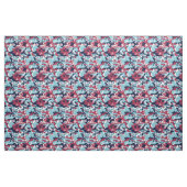 Camo Pattern - Burgundy Navy Blue White Stof (Fat Quarter)