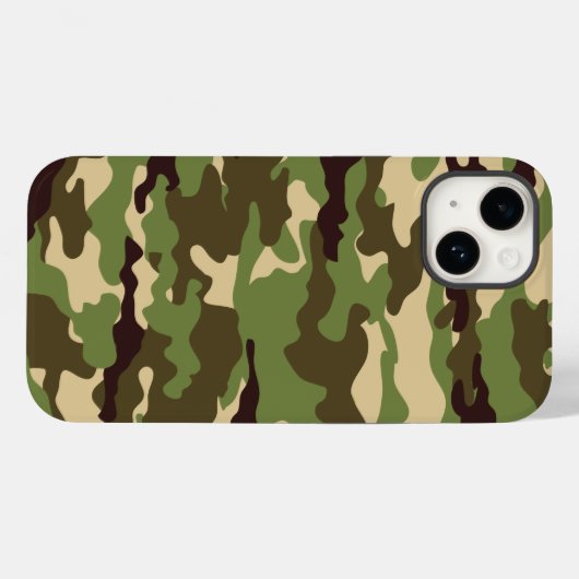 Camo Pattern Case-Mate iPhone Case (Achterkant (horizontaal))