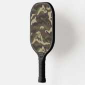 Camo Pattern Cool Camouflage - aangepaste tekstnaa Pickleball Paddle (Links)