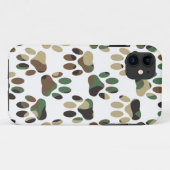 Camo Pattern Dog Paw Print Case-Mate iPhone Case (Achterkant (horizontaal))