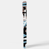 Camo Pattern - Grayish Red Blue Black Case-Mate iPhone Case (Achterkant / Links)