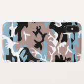 Camo Pattern - Grayish Red Blue Black Case-Mate iPhone Case (Achterkant (horizontaal))