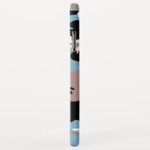 Camo Pattern - Grayish Red Blue Black Case-Mate iPhone Case (Achterkant/rechts)