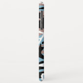 Camo Pattern - Grayish Red Blue Black Case-Mate iPhone Case (Achterkant/links)