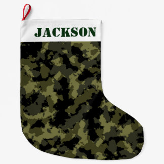 Camo Pattern Grote Kerstsok