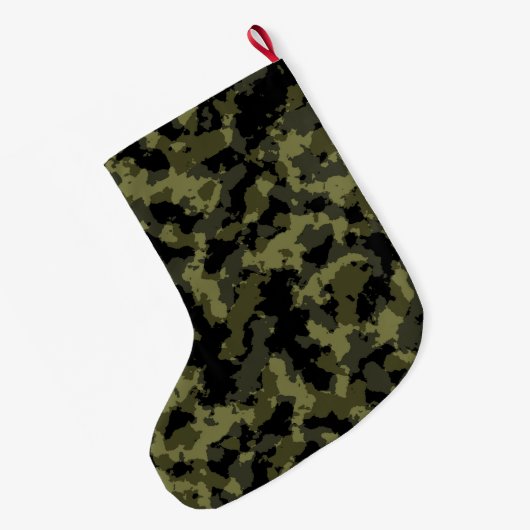 Camo Pattern Grote Kerstsok (Achterkant (Hangend))