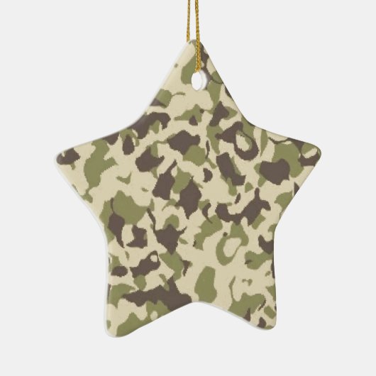 Camo Pattern Keramisch Ornament (Rechts)
