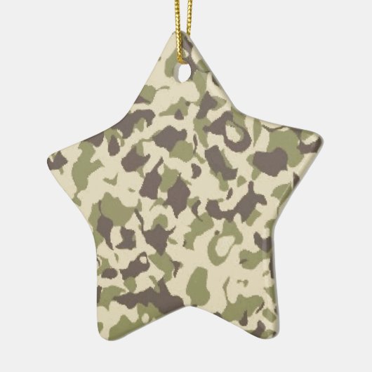 Camo Pattern Keramisch Ornament (Links)