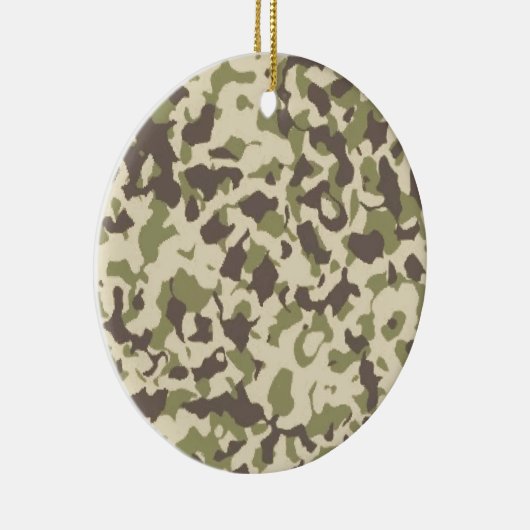 Camo Pattern Keramisch Ornament (Rechts)