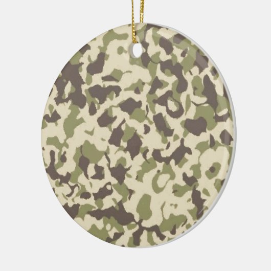 Camo Pattern Keramisch Ornament (Links)