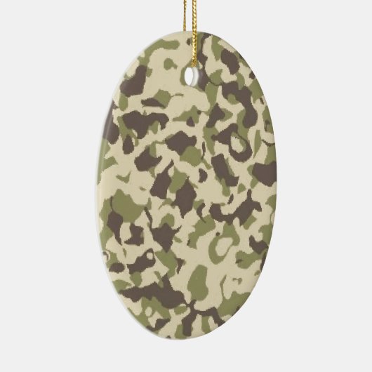 Camo Pattern Keramisch Ornament (Rechts)