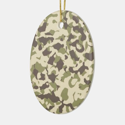 Camo Pattern Keramisch Ornament (Links)
