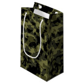 Camo Pattern Klein Cadeauzakje (Voorkant Gekanteld)