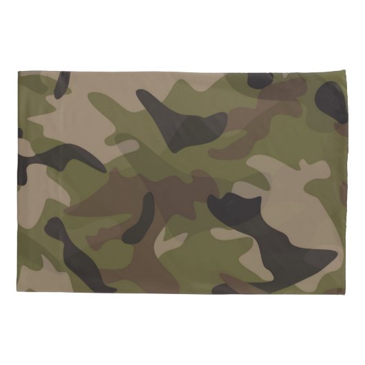 Camo Pattern Kussensloop (Achterkant)