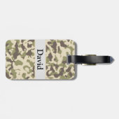 Camo Pattern Naam toevoegen Bagagelabel (Achterkant horizontaal)