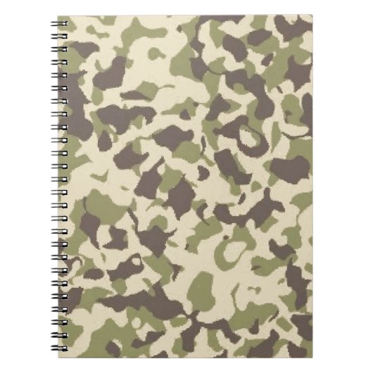 Camo Pattern Notitieboek (Voorkant)