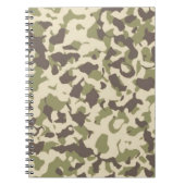 Camo Pattern Notitieboek (Voorkant)