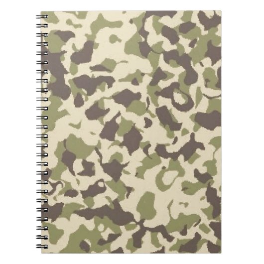 Camo Pattern Notitieboek (Voorkant)