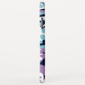 Camo Pattern - Paarse marine Blue White Case-Mate iPhone Case (Achterkant/rechts)