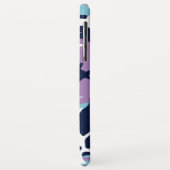 Camo Pattern - Paarse marine Blue White Case-Mate iPhone Case (Achterkant/links)